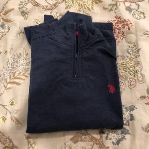 US polo quarter zip.